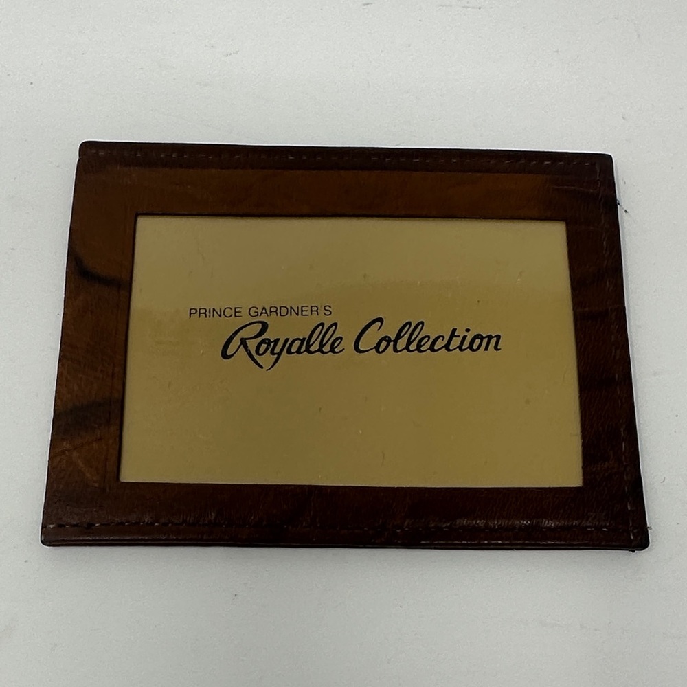 Prince Gardner's Royalle Collection Brown Leather Wallet